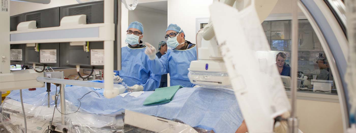 Dr Steven Kypraios from Sunshine Coast Cardiology in surgery